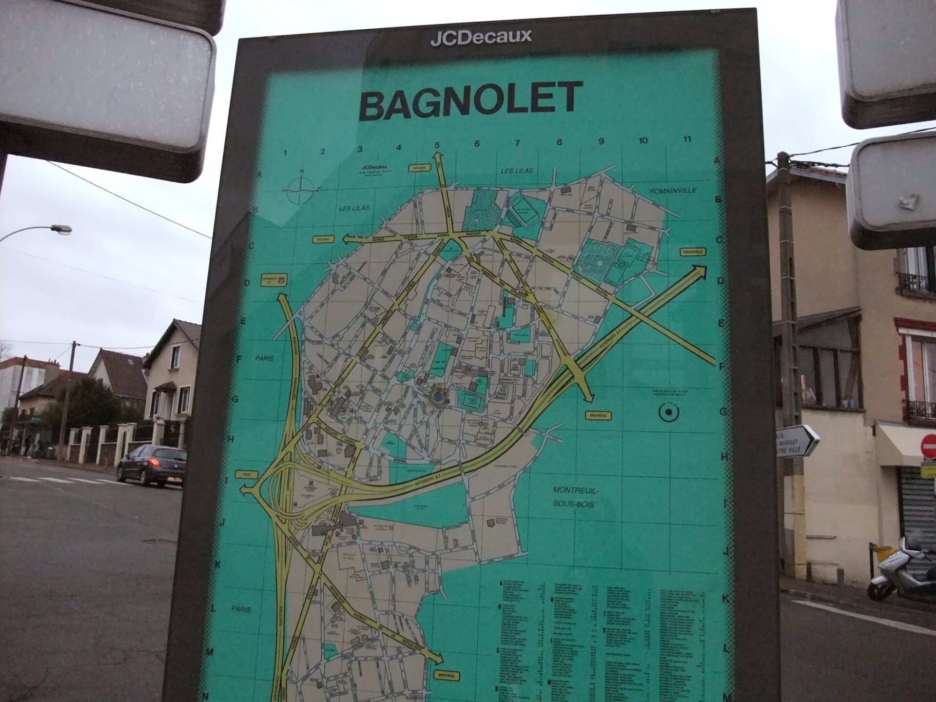 バニョレの地図