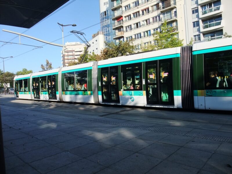14区を通っているトラム